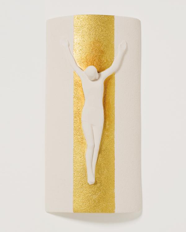 TUILE CHRIST ARGILE REFRACTAIRE 29.5 CM