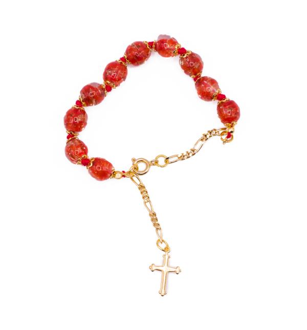 BRACELET MURANO CORAIL