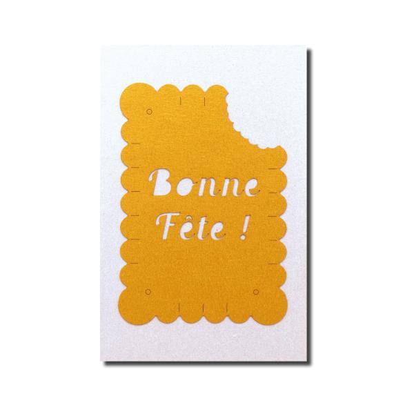 CARTE DOUBLE BONNE FETE