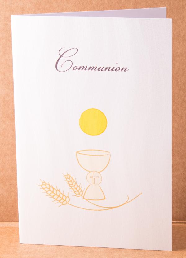 CARTE DOUBLE COMMUNION