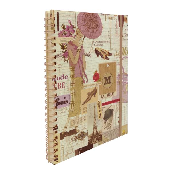 CAHIER SOUPLE SPIRALE 15*21 CM