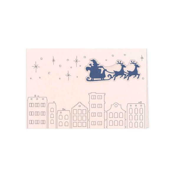 CARTE DOUBLE PERE NOEL