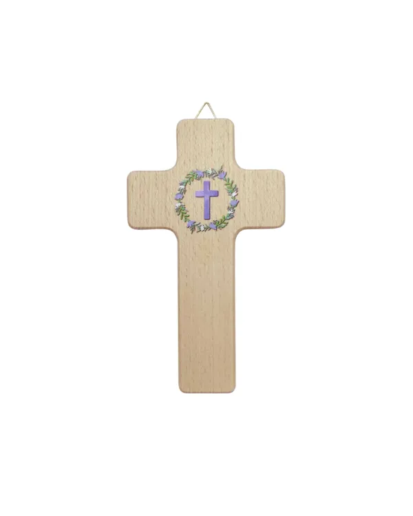 CROIX BOIS CROIX BLEU 15*8.5 CM