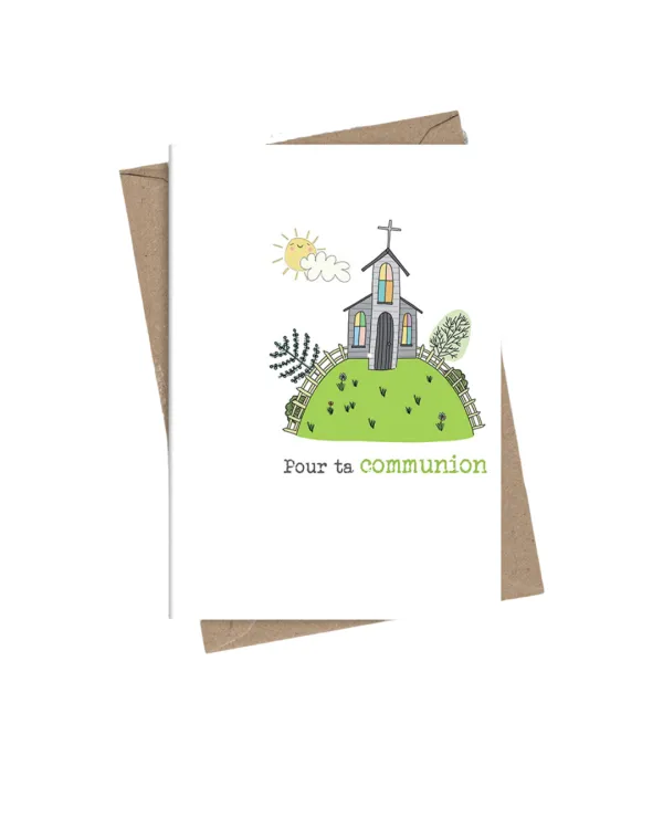 CARTE DOUBLE ANGLAISE 11,4*16,2CM