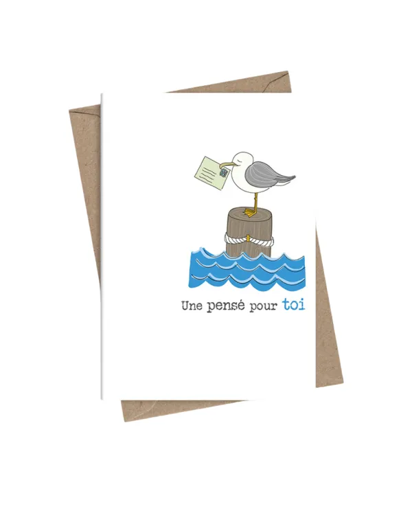 CARTE DOUBLE ANGLAISE 11,4*16,2CM