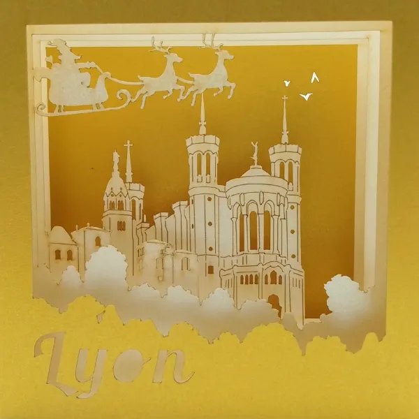 LYON FIN D ANNEE OR BLANC