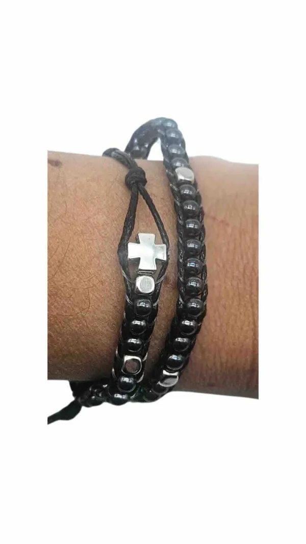 BRACELET HEMATITE RONDE