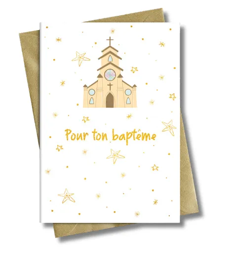 CARTE DOUBLE ANGLAISE 11,4*16,2CM
