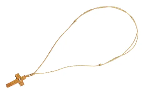 PENDENTIF CUIR MARRON CLAIR