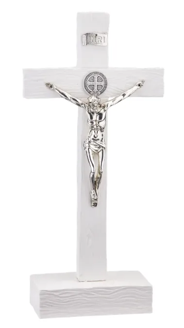 CROIX DE SAINT BENOIT SUR SOCLE 23CM 6987/A
